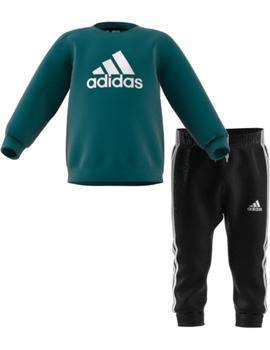 Chandal Niño adidas Logo Verde