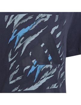 Camiseta Niño adidas Tgr Azul