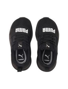 Zapatilla Niño Puma Wired Run Negra