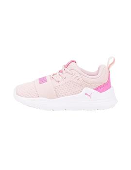 Zapatilla Niña Puma Wired Run Rosa