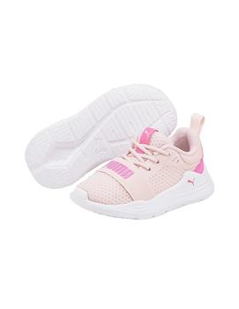 Zapatilla Niña Puma Wired Run Rosa