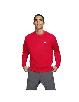 Sudadera Hombre Nike Nsw Club Roja