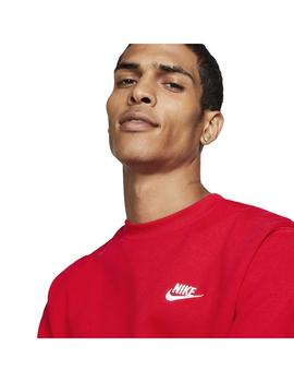 Sudadera Hombre Nike Nsw Club Roja