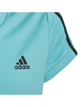 Camiseta Niño adidas G 3Stripe Turquesa