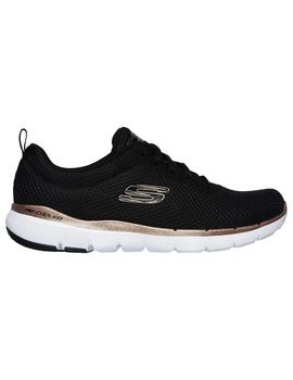 Zapatilla Mujer Skechers Flex Appeal Negro