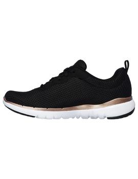 Zapatilla Mujer Skechers Flex Appeal Negro