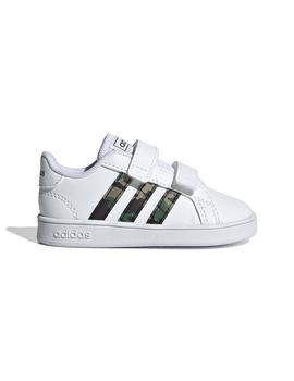 Zapatillo Niñ@ adidas Grand Court Blanco/Camuflaje