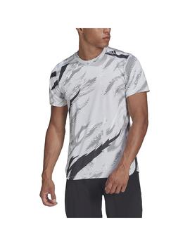Camiseta Hombre adidas D4T Blanca Negra