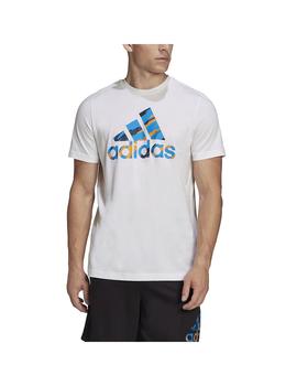 Camiseta Hombre adidas Camo Blanco