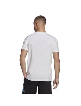 Camiseta Hombre adidas Camo Blanco