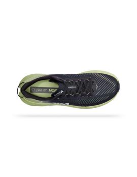 Zapatilla Hombre Hoka Rincon 3 Negra Verde