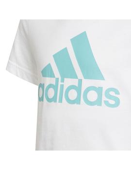 Camiseta Niño adidas Bl Blanca Negra