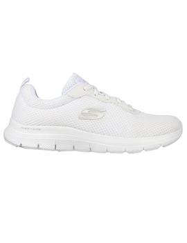 Zapatilla Mujer Skechers Flex Appeal 4.0 Blanco