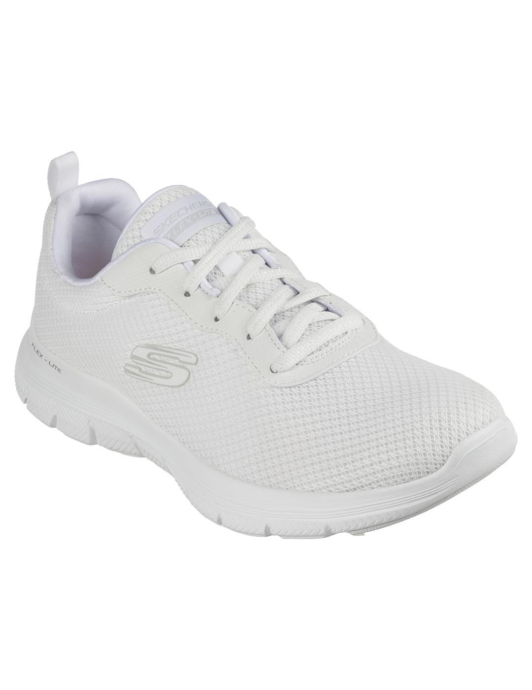 Skechers flex sole sales 2.0 mujer blanco