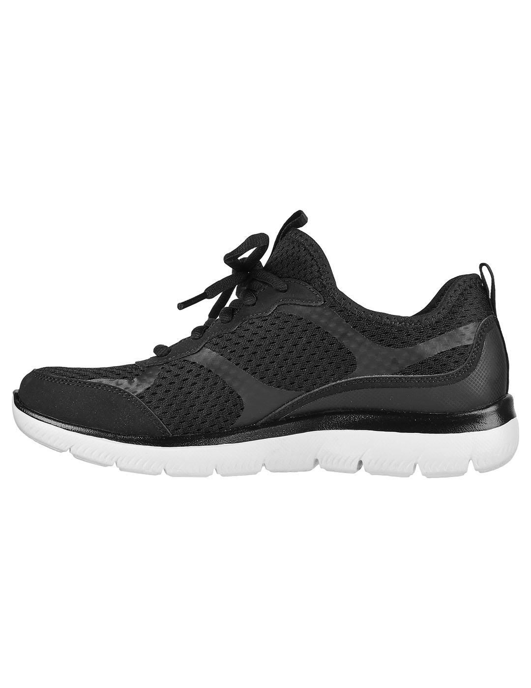 Zapatilla Mujer Skechers Summits Negro