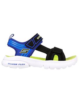 Sandalia Junior Skechers Razor Splas Multicolor