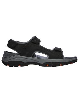 Sandalia Hombre Skechers Tresmen Negro