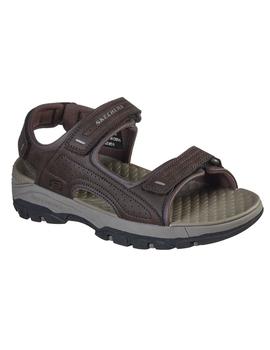 Sandalia Hombre Skechers Tresmen Marrón