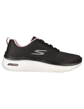 Zapatilla Mujer Skechers Go Walk Negro/Rosa