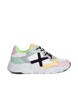 Zapatilla Mujer Munich Mali 14 Blanca Multicolor