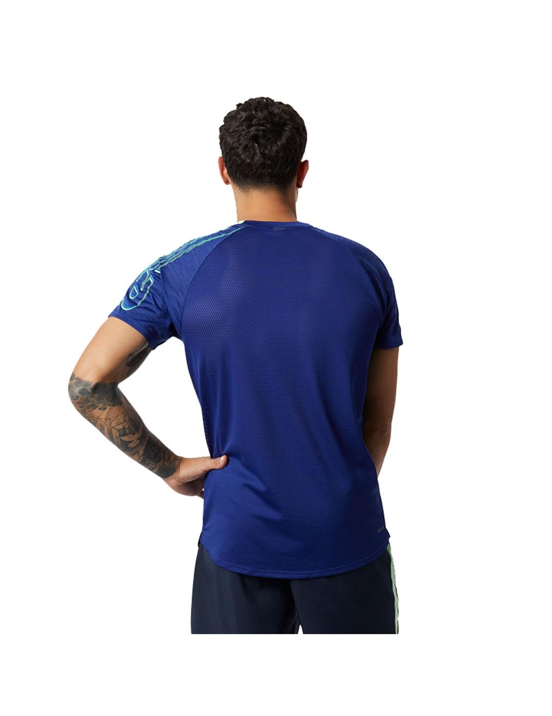 Camiseta Hombre New Balance Fast Azul