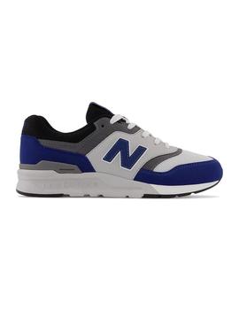 Zapatilla Niño New Balance 997 Gris Azul Blanco