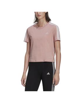 Camiseta Mujer adidas 3S Rosa