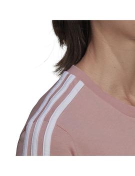 Camiseta Mujer adidas 3S Rosa