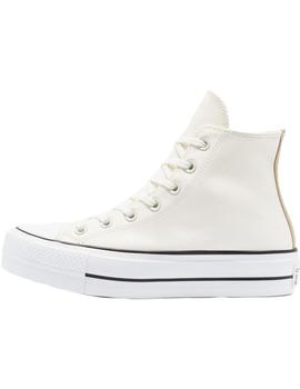 Zapatilla Mujer Converse AllStar Plt. Piel Crema