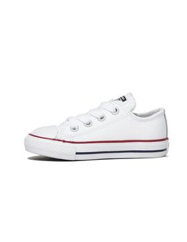 Zapatilla Baby Converse All Star baja blanca Piel