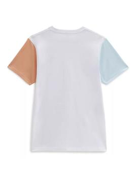 Camiseta Unisex Vans Left Chest Blanca