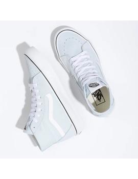 Zapatilla Mujer Vans Sk8 Hi Tapered Celeste