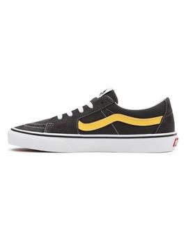 Zapatilla Hombre Vans Sk8-Low Gris Amarillo