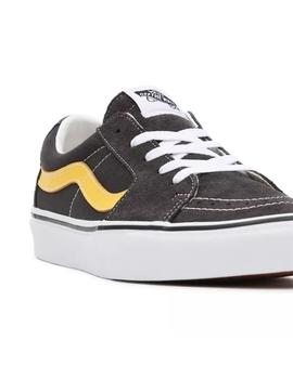 Zapatilla Hombre Vans Sk8-Low Gris Amarillo