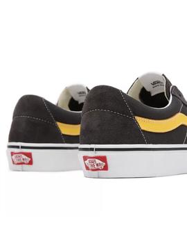 Zapatilla Hombre Vans Sk8-Low Gris Amarillo