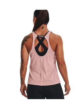 Camiseta Mujer Under Amour Fly-By Rosa