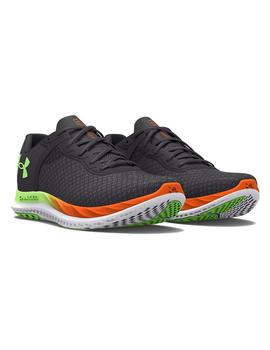 Zapatilla Hombre Under Armour Charged Negra Verde