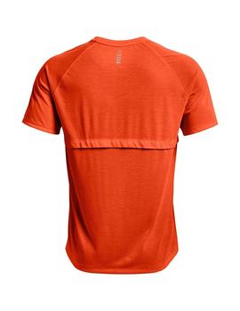 Camiseta Hombre Under Amour Streaker Run Naranja