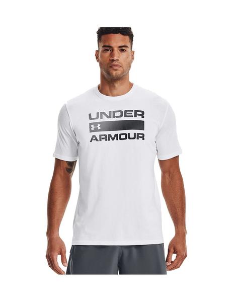 Camiseta Hombre Under Amour Team Issue Blanca