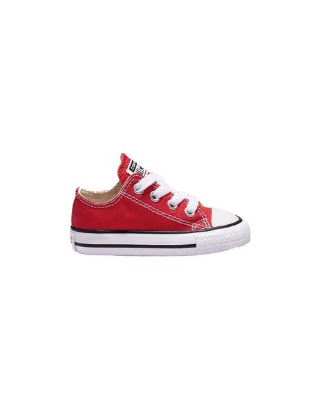 Directamente Ciudad Menda agrio Zapatilla Baby Converse All Star baja Roja