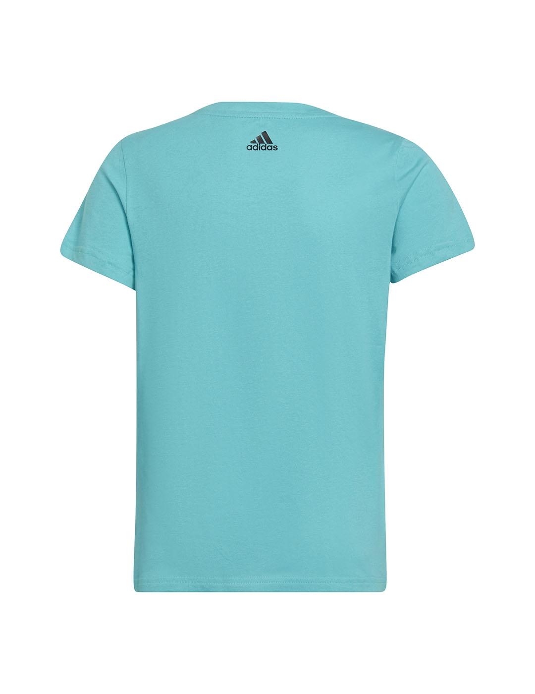 Camiseta Niño adidas G Lin T Azul