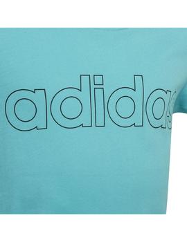 Camiseta Niño adidas G Lin T Azul