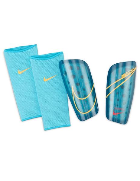 carpintero Reducción guapo Espinillera Unisex Nike Mercurial Azul