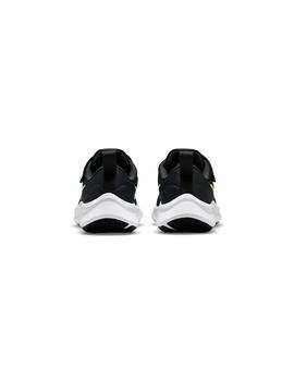 Zapatilla Niño Nike Star Runner Negra Verde Plata