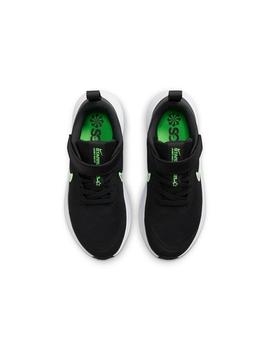 Zapatilla Niño Nike Star Runner Negra Verde Plata