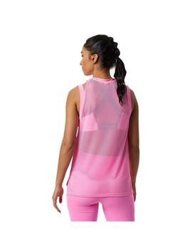 Camiseta Mujer New Balance Rlntls Rosa