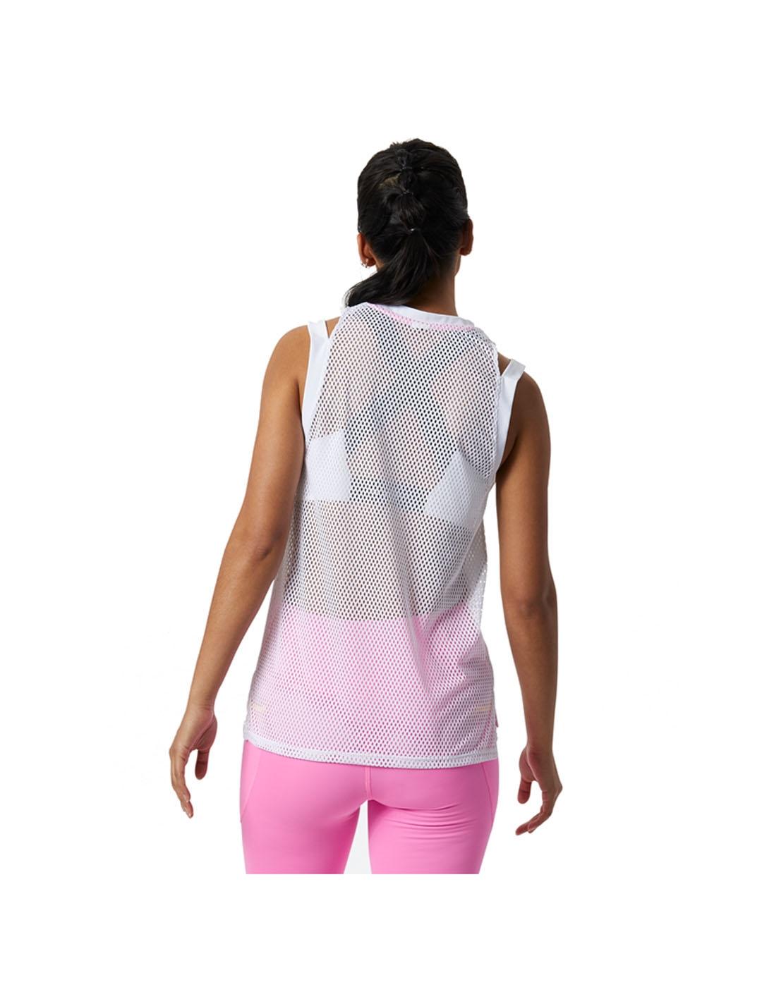 Camiseta Mujer New Balance Rlntls Blanca