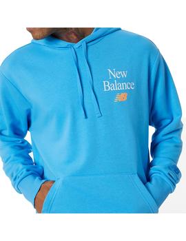 Sudadera Hombre New Balance Ess Celb Hoood Azul