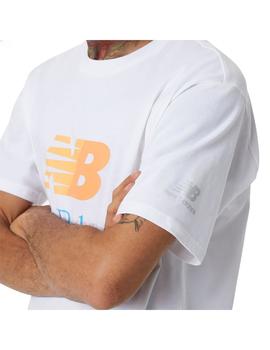 Camiseta Hombre New Balance Ess Celb Spl Blanca