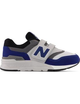 Zapatilla Niño New Balance 997 Azul Blanca Gris